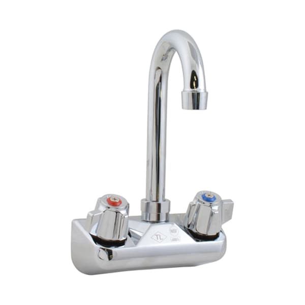 Faucet , 4" Wall, Gsnk, Leadfree